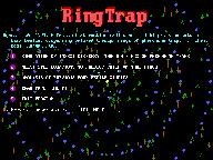 RingTrap Opening Screen