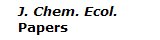 about 3275 J. Chem. Ecol. citations with key words, 1974-2000